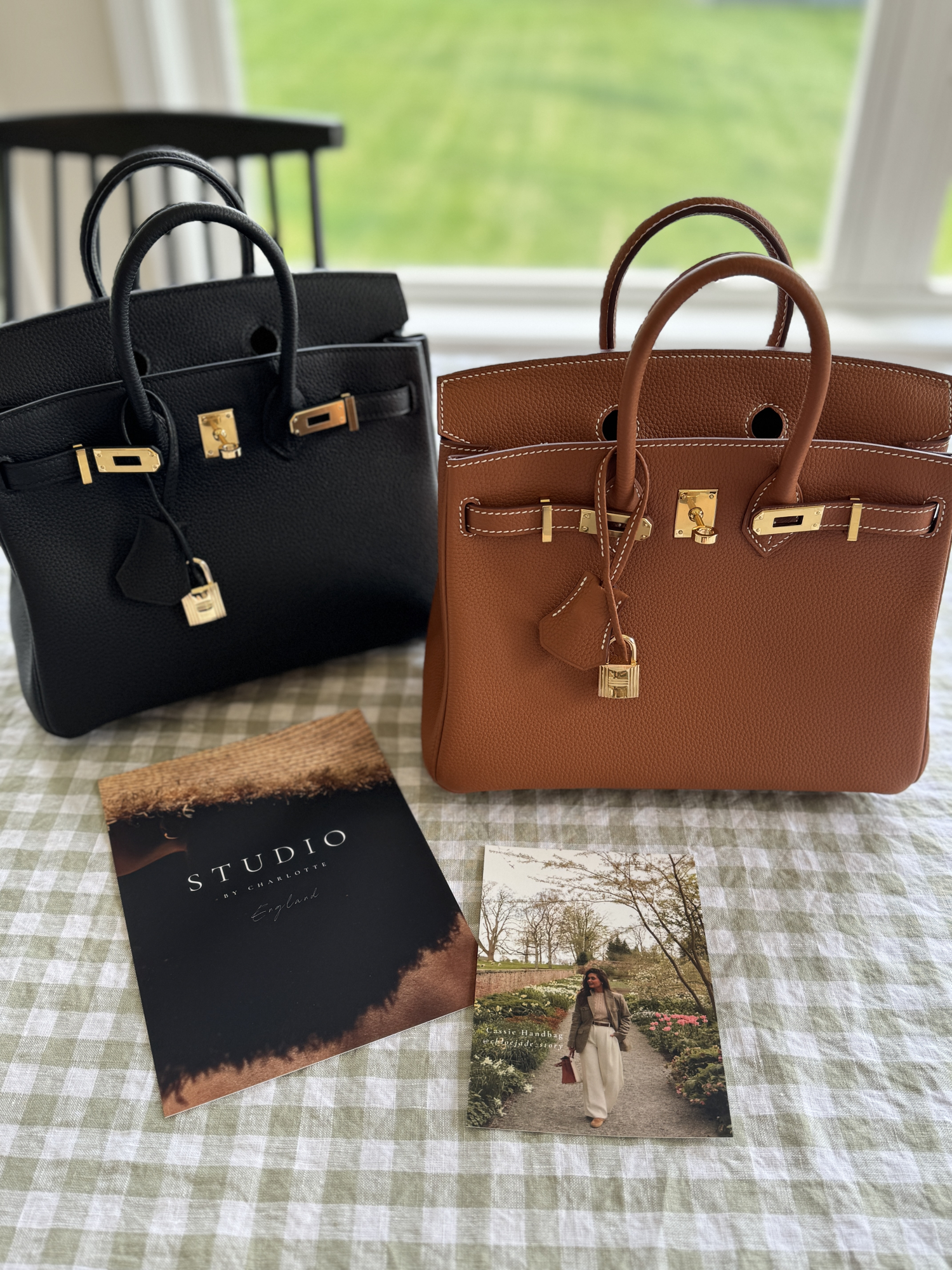 Hermes Birkin Dupe, The Studio by Charlotte Bag