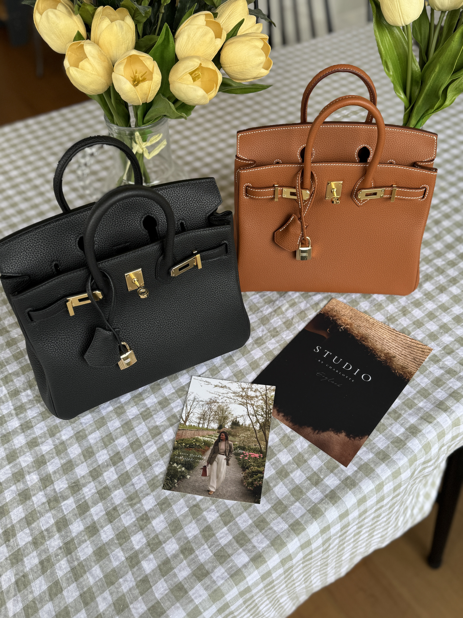 Hermes Birkin Dupe, The Studio by Charlotte Bags